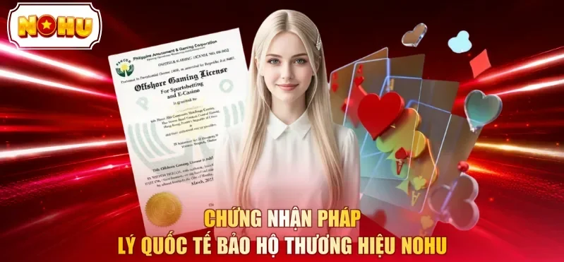 Chứng nhận pháp lý quốc tế bảo hộ thương hiệu NOHU